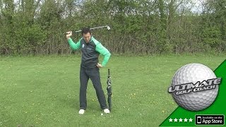 Golf Drill to help trigger the downswing [upl. by Aylatan]