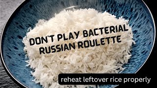 how to safely reheat leftover rice  quick convenient and safe [upl. by Leyes918]