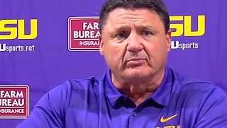 Dont mess with Ed Orgeron during a press conference [upl. by Marlee351]