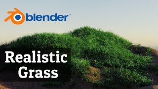 Blender 31 Tutorial  Making Realistic Grass With Particle System [upl. by Schilit]