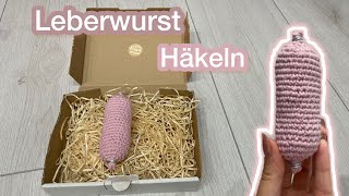 Leberwurst häkeln  Leberwurst Häkelanleitung Wurst  Marycrochet [upl. by Burty]