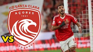 SL BENFICA VS SANTA CLARA LIGA BETCLIC [upl. by Crandall381]