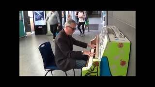 Piano Dude Rocks Rochester Station Boogie Woogie [upl. by Henriha639]