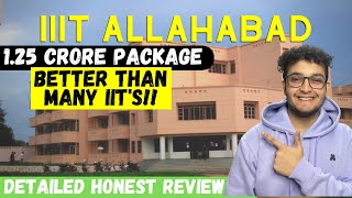 IIIT Allahabad Detailed Review  125 CR Package😱  Gajab IIIT  Campus  Hostel  Fees 2023 [upl. by Melva]