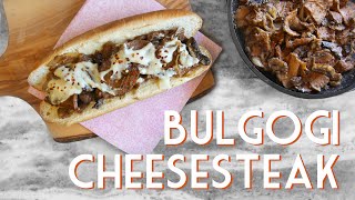 VEGAN BULGOGI CHEESESTEAK • Easy Seitan amp Cheeze Recipe [upl. by Nahtaoj875]