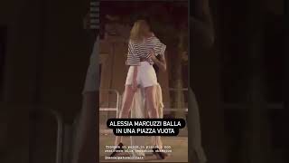 Alessia Marcuzzi balla in una piazza vuota [upl. by Pentheas152]