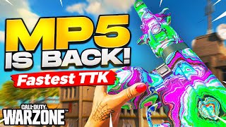 The MP5 is BACK in Warzone as the Fastest TTK SMG Best Lachmann Shroud Class Setup [upl. by Ailecara]