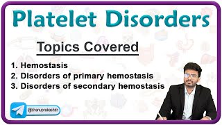 Platelet Disorders  Robbins pathology  Hemostasis Disorders of primary and secondary hemostasis 🩸 [upl. by Valenba287]