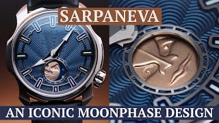 Iconic moon phase watch from Finnish watchmaker Stepan Sarpaneva  Sarpaneva K3 Guilloche [upl. by Entruoc]