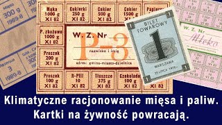 Klimatyczne racjonowanie mięsa i paliw Kartki na żywność powracają [upl. by Barbuto699]