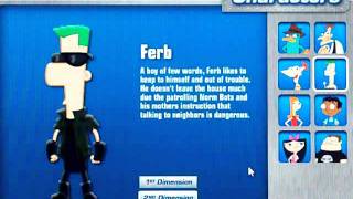 Phineas amp Ferb Movie Charater Bios [upl. by Ahsilav]