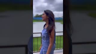 Debchandrima singha roy new reel video DebchandrimaRainyday [upl. by Zonnya788]