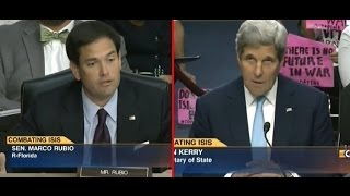 Marco Rubio Reduces John Kerry to Two Word Answer Over ISIS [upl. by Osi]