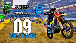 Monster Energy Supercross 6 Career Mode  09  THE KTMs ARE ON FIRE  HEP SUZUKI  PS5 [upl. by Nerti585]