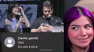 a martina explanou o danilo gentili 💔  web bullying com a beiçola [upl. by Babs]