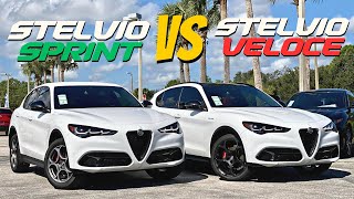 2024 Alfa Romeo Stelvio Sprint vs Veloce Cheapest and Most Expensive Trim Level [upl. by Isiad]