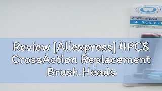 Review Aliexpress 4PCS CrossAction Replacement Brush Heads For Oral B Trizone Triumph Vitality D1 [upl. by Revkah258]