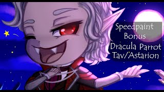 Speedpaint  Bonus Dracula Parrot TavAstarion [upl. by Bachman]