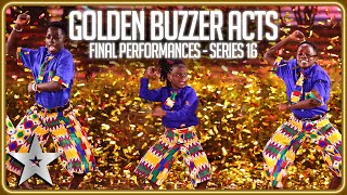 Final Performances from our GOLDEN BUZZER ACTS  Series 16  Britains Got Talent [upl. by Yttam687]