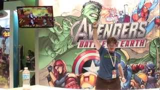 The Avengers Battle For Earth Kinect HandsOn  Nerdy Show at E3 2012 [upl. by Swan822]