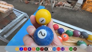 Marble run race and ASMR The sound of a mediumsized billiard ball rolling 16 [upl. by Patin]