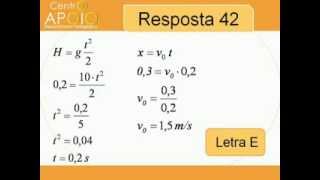 Física  Exercícios Resolvidos de Lançamento Não Vertical no Vácuo [upl. by Dadelos540]