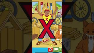 Letterland Alphabet Phonics  Letter X  Fixit Max  Education Kids Learning ABC [upl. by Anilat210]