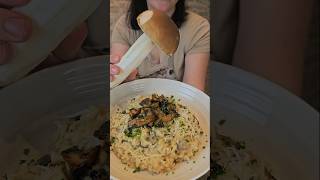 wild mushrooms risotto shorts wildmushrooms risottorecipe [upl. by Terhune]