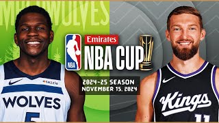 Minnesota Timberwolves vs Sacramento Kings Full Game Highlights  Nov 15 2024  202425 NBA Season [upl. by Clarisse]