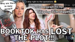 Reacting to Booktok DramaThe Book Has Too Many Words Skimming BooksWhy cant we read full book [upl. by Ettelracs]