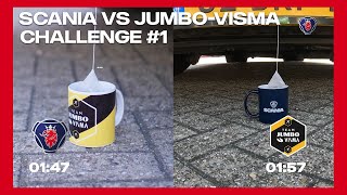 Scania VS JumboVisma Challenge 1 ⚡ [upl. by Nosac]