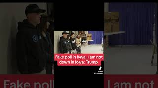 FAKE polls in Iowa I am not down in Iowa [upl. by Hgielah]