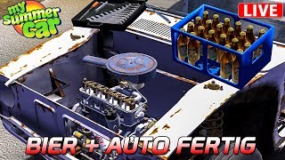 Karre bauen und Bier trinken  My Summer Car LIVE HD GER Livestream 5 [upl. by Aleina158]