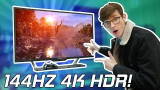 A HUGE 4K HDR Gaming Monitor That Has EVERYTHING  Acer CG437K Hand On [upl. by Bary]