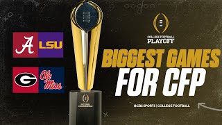 BIGGEST GAMES with Playoff Implications after CFP Poll release  Week 11 [upl. by Aynor]