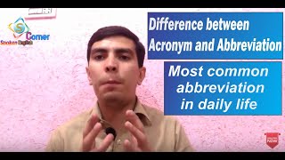 Most common abbreviation in daily life  Abbreviation and Acronym [upl. by Anayd]