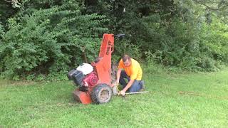 Pulling 34” conduit with Ditch Witch 100sx [upl. by Ryle]