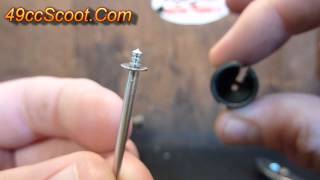 TwoStroke Scooter  ATV Carburetor Settings And Adjustments 3of4  Needle Clip [upl. by Ennairrek]