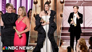 Highlights from the 2024 Golden Globe Awards [upl. by Jacey]