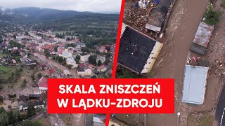 Woda odsłoniła straty Mieszkańcy LądkaZdroju zostali sami [upl. by Neehs865]