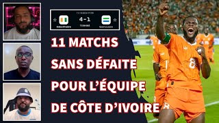 LES RÉACTIONS APRÈS LA VICTOIRE DE LA CÔTE D’IVOIRE FACE À LA SIERRA LEONE 41 [upl. by Enilreug478]