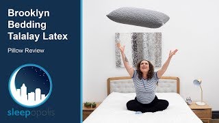 Brooklyn Bedding Talalay Latex Pillow Review [upl. by Rodrique746]