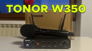 TONOR TW350  MICROFONI WIRELESS ECONOMICI [upl. by Ulda153]