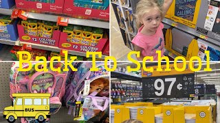 School Supply Shopping with 3 Kids Back to School Shopping Shop with Me [upl. by Myriam]