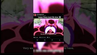 Frieza vs toppo ☠️ fpy dbz dbs anime shortsfeed goku frieza vegeta viralvideo shortvideo [upl. by Ainezey]