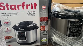 Starfrit 6L63 QT Electric Pressure Cooker Unboxing Contents [upl. by Stephens935]