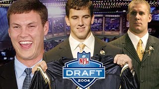 Eli Almost a Brown Big Ben Falling amp Rivers Traded All Part of Dramatic 2004 Draft Day  NFL Films [upl. by Enert55]