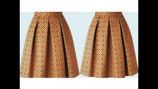 How to cut a box pleat maxi skirt [upl. by Durgy438]