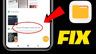 Fix  Couldnt Find Apps To Open This File Problem⚡⚡  PDF File Not Opening  Mi File Manager [upl. by Winn]