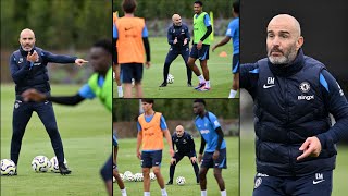 Enzo Marescas First Chelsea Training Session [upl. by Jeffers]